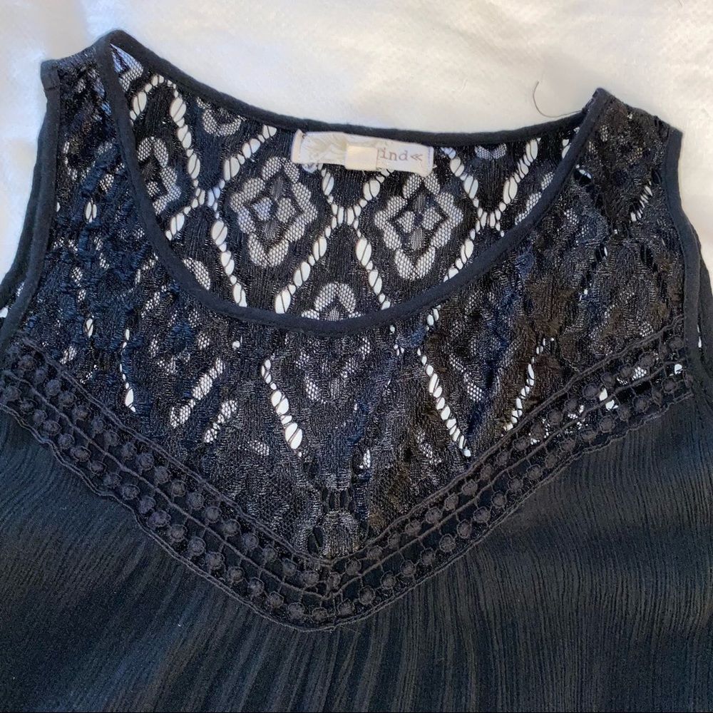 Rewind Cold Shoulder Lace Top - Picture 3 of 9